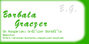 borbala graczer business card